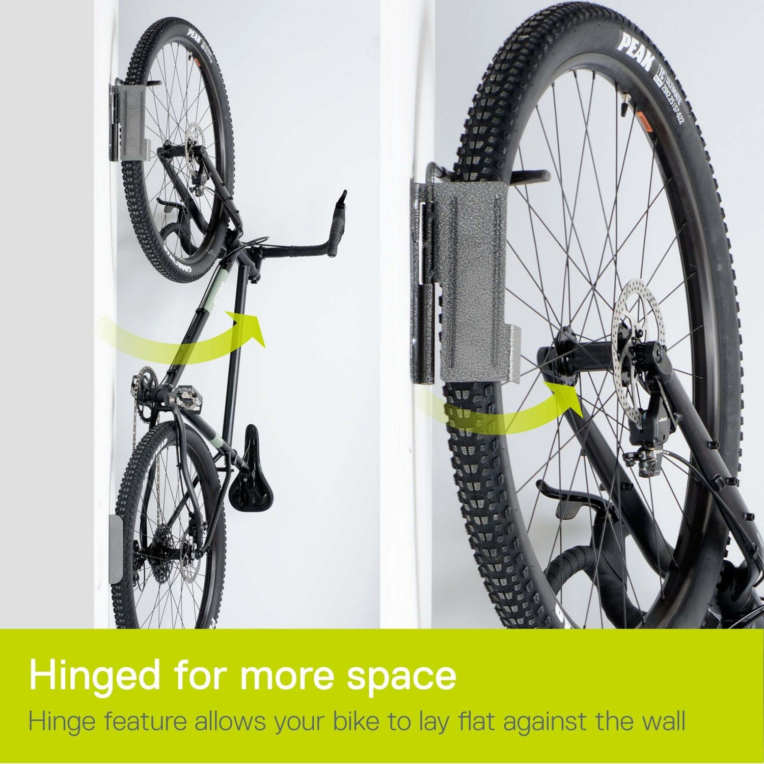Delta Cycle - Single Bike Hinge Wall Mount Rack - RS4100