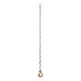Curt - 35" Safety Chain with 1 Clevis Hook (7,800 lbs, Clear Zinc) - 80302