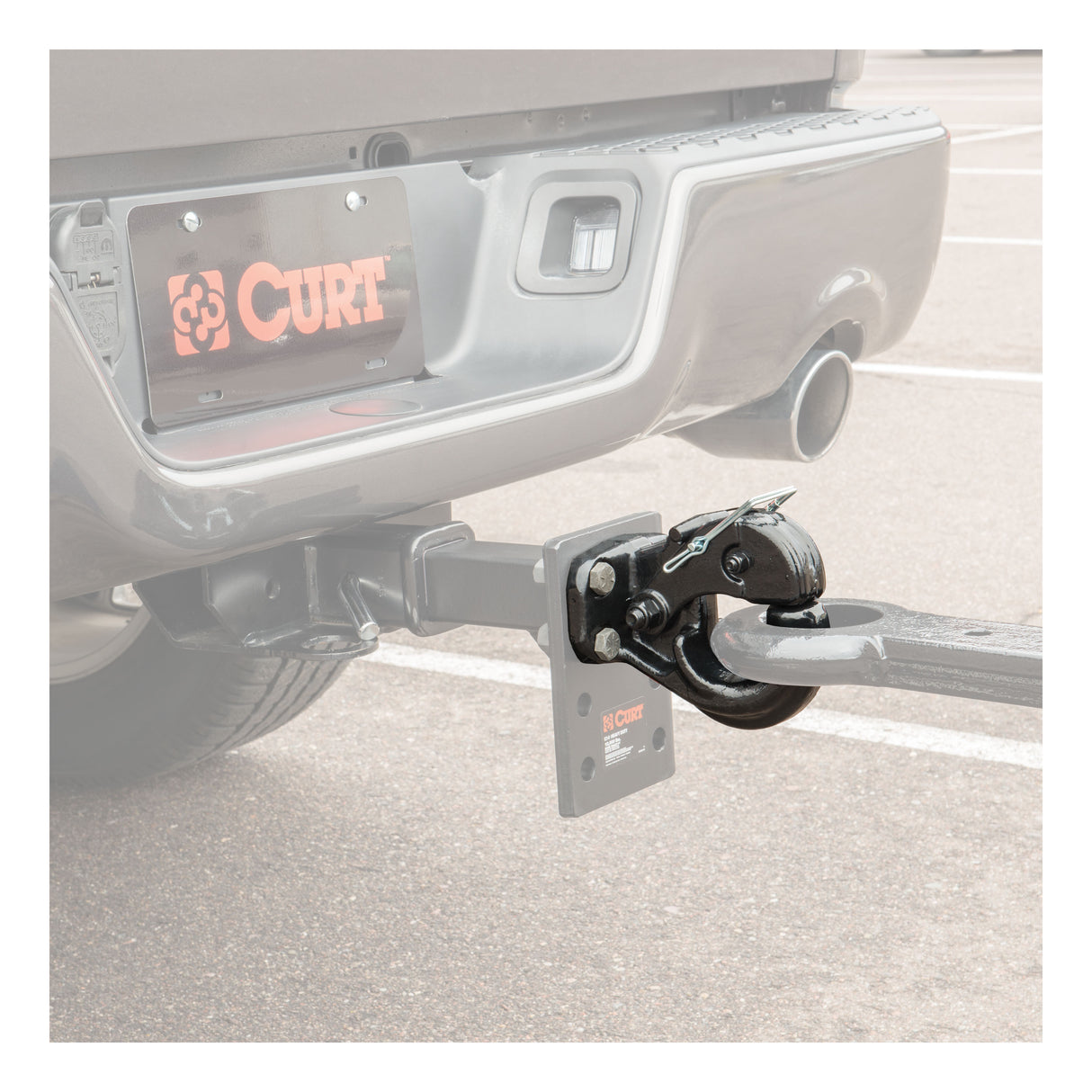 Curt - Pintle Hook (30,000 lbs., 2-1/2" or 3" Lunette Rings) - 48215