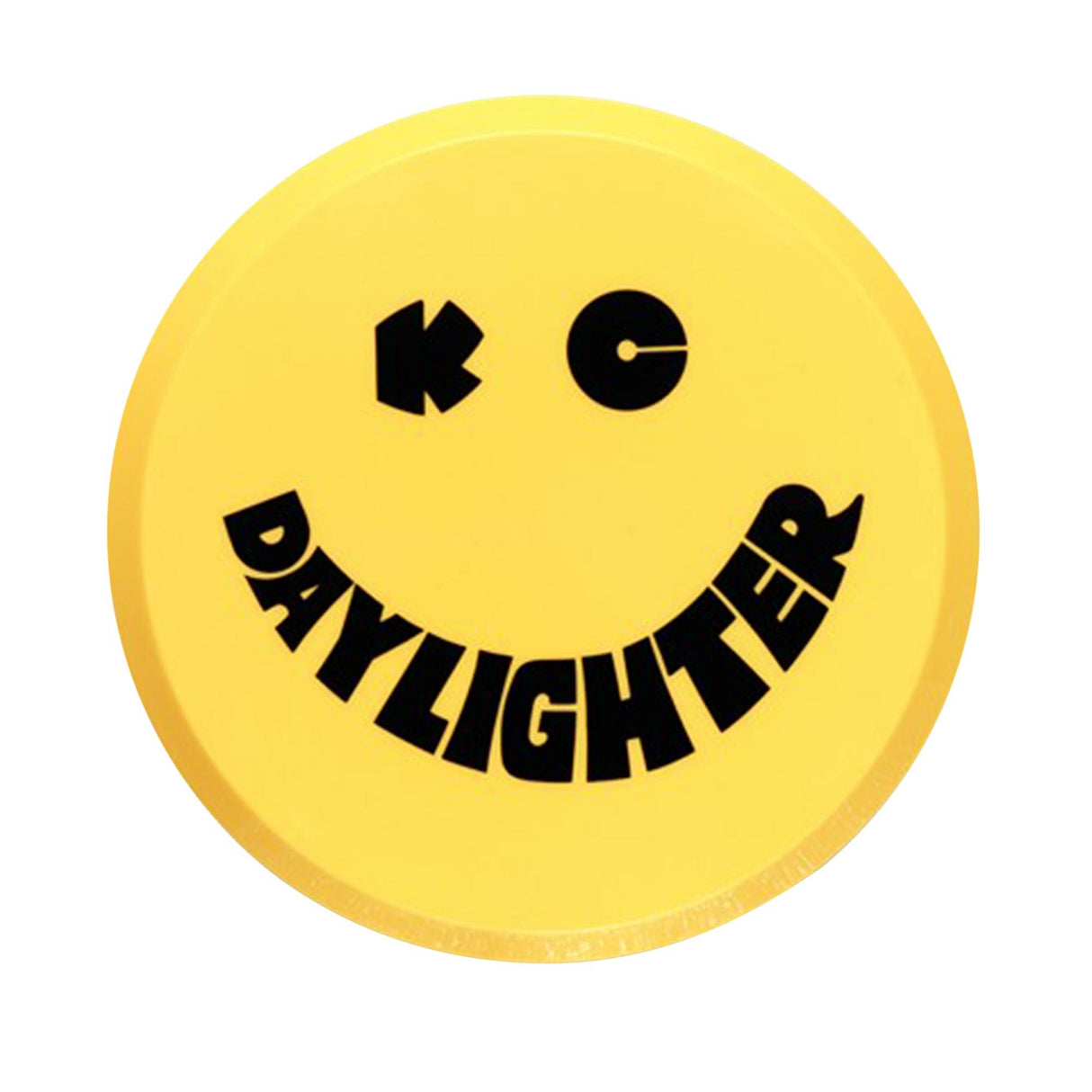 KC Hilites - 6" Plastic Cover - KC #5202 (Yellow with Black KC Daylighter Logo) - 5202
