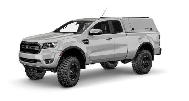 RSI SmartCap - Ranger Truck Bed Cap SmartCapEVOc Commercial OEM White For 19-23 Ford Ranger Extended Cab 6 Foot Standard Bed SmartCap - EC0304-WH