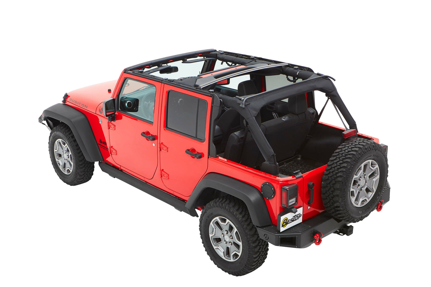 Bestop - 56453-17 - JEEP(R) Trektop(R) Slantback Soft Top