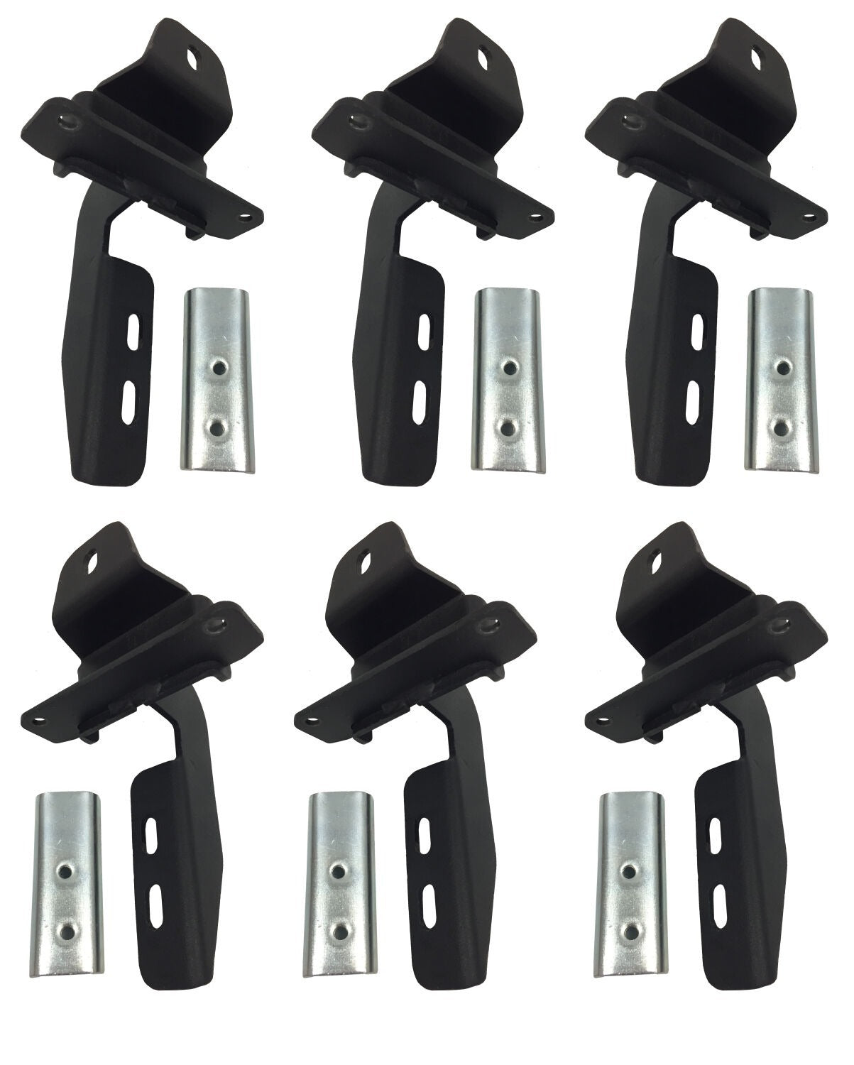 Go Rhino 6845065 - OE Xtreme Side Steps - Mounting Brackets Only -Textured Black