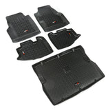 Rugged Ridge - Floor Liners, Kit, Black; 97-06 Jeep Wrangler TJ - 12988.10