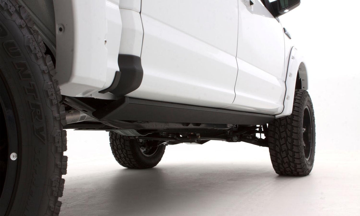 Husky Liners 2874125 Black Trail Armor Rocker Panel and Sill Plate Covers for 2021-2023 Ford F-150 Supercab Cab