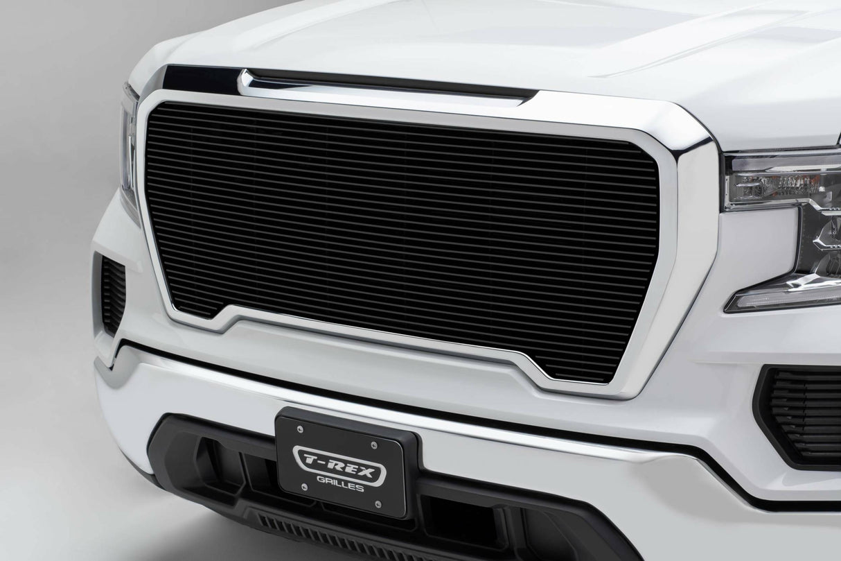 T-Rex Grilles - 2019-2021 GMC Sierra 1500 Billet Grille, Black, Aluminum, 1 Pc, Insert - PN #20213B - 20213B