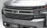 T-Rex Grilles - T-REX 2019-2021 Silverado 1500?Trailboss, RST, LT Round Billet Grille, Horizontal Round, Brushed, 4 Pc, Overlay - PN #6211233 - 6211233