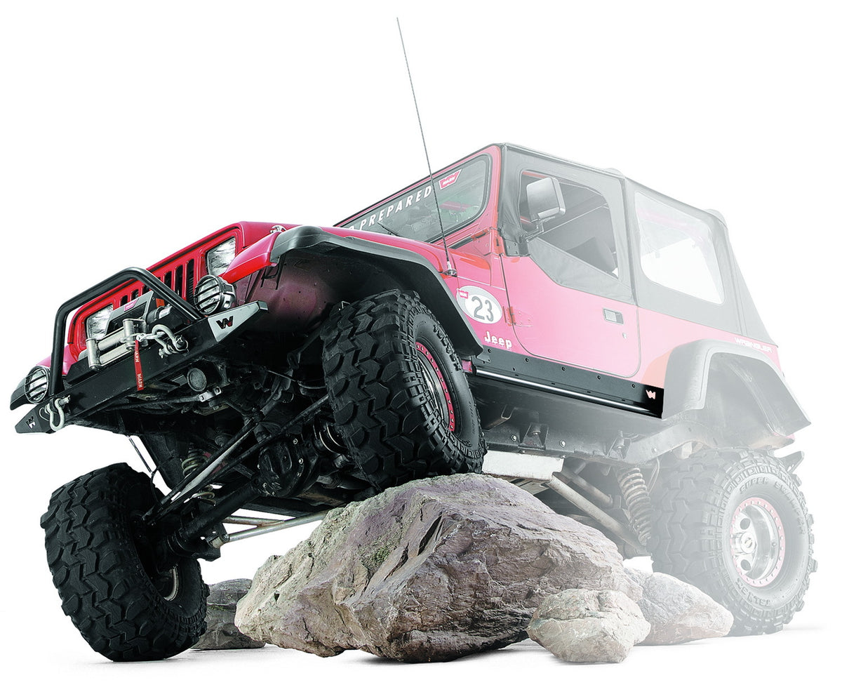 Warn - Rock Sliders for 1997-2002 Jeep TJ - 63002