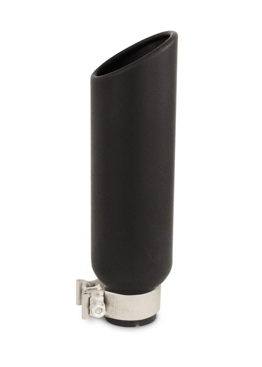 Go Rhino GRT25414B - Black Powder Coated Stainless Steel Exhaust Tip - Textured Black