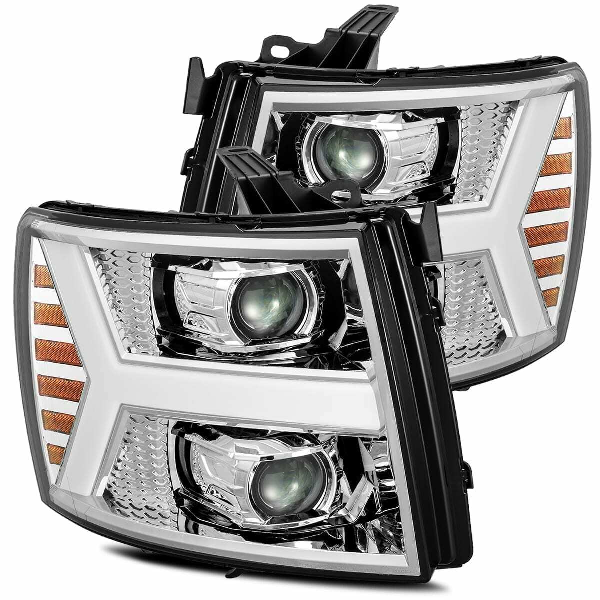 AlphaRex 880222 Projector Headlights Chrome