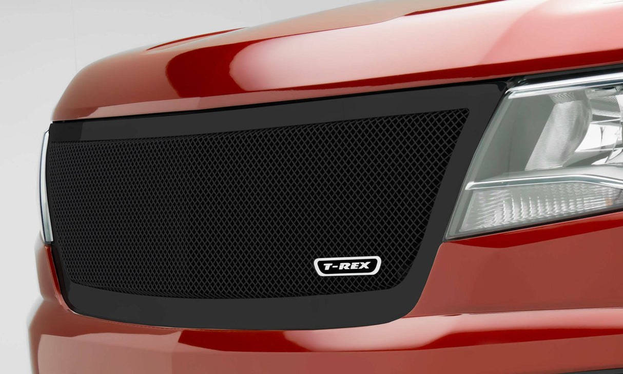T-Rex Grilles - 1 Pc Small Mesh Mild Steel Upper Class Grille Replacement - 51267