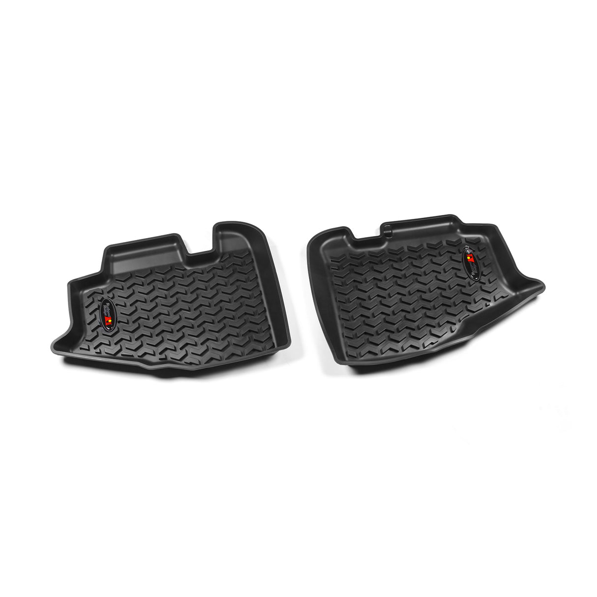 Rugged Ridge - Floor Liners, Rear, Black; 97-06 Jeep Wrangler/Unlimited TJ/LJ - 12950.10