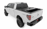 Rough Country - Hard Tri-Fold Flip Up Bed Cover - 6'7" Bed - Ford F-150 (04-14) - 49214650