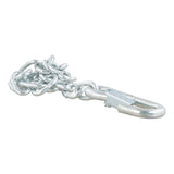 Curt - 27" Safety Chain with 1 Snap Hook (2,000 lbs, Clear Zinc) - 80312