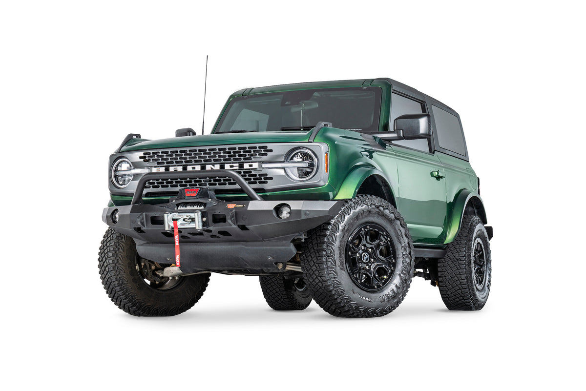 Warn - Elite Front Bumper with Prerunner Grille Guard for 2021-2026 Ford Bronco - 111116