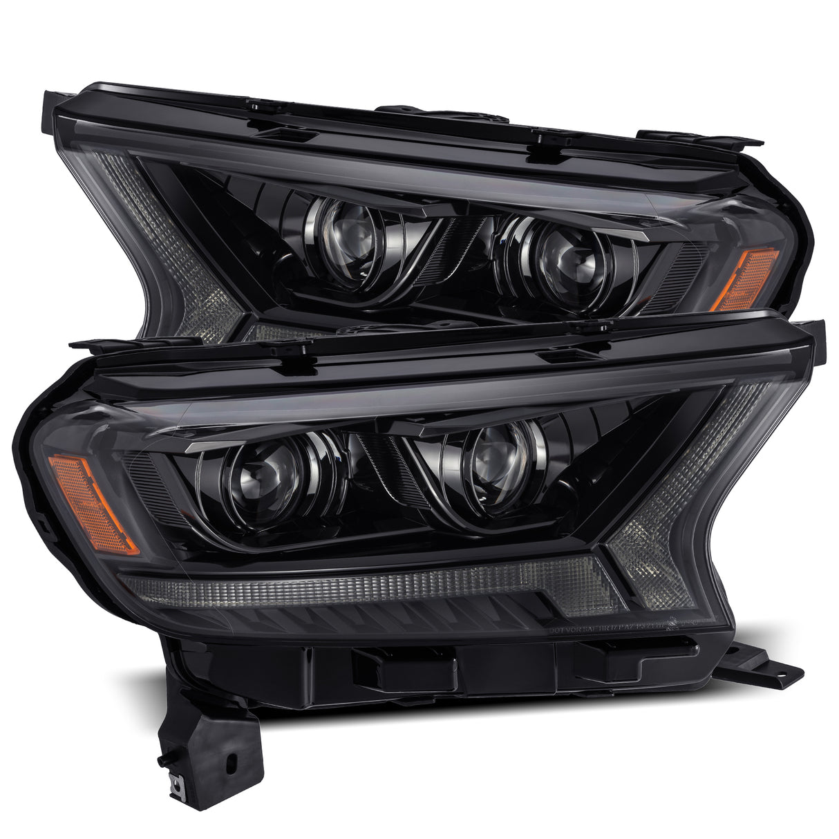 AlphaRex 880121 Projector Headlights Alpha-Black