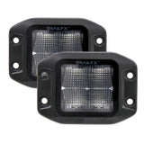 TrailFx - 3" LED Cube Flush Mount Lights- Black Edition Pair (2X2FMBKF2)