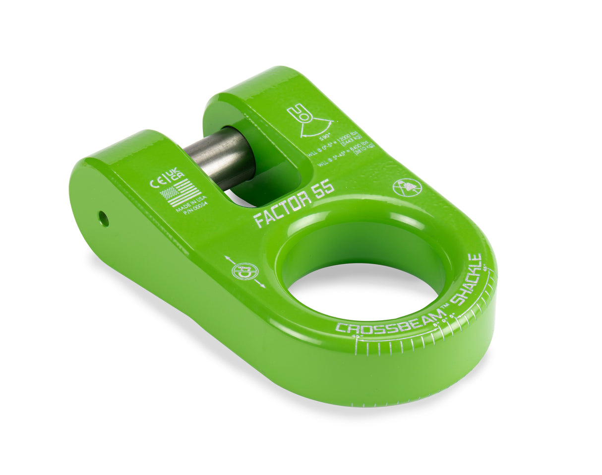 Factor 55 - CROSSBEAM SHACKLE GREEN - 00054-08