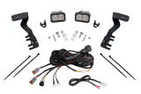 Diode Dynamics - Stage Series 2in LED Ditch Light Kit for 2024+ Toyota Tacoma, Pro White Combo - DD7936