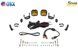 Diode Dynamics -SS3 LED Bumper 1.5 Inch Roll Bar Kit, Max Yellow Combo (pair) - DD7660 - DD7660