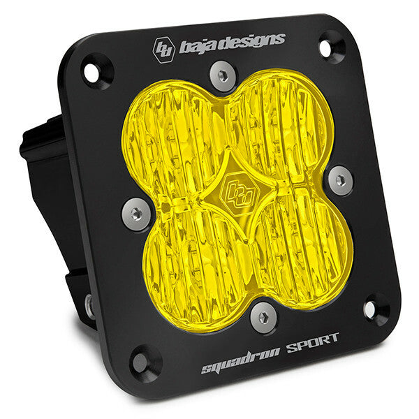 Baja Designs - 551006 - Squadron Sport Black Flush Mount LED Auxiliary Light Pod