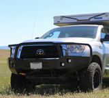 Aluminess - Toyota Tundra 07-13 Front Bumper With Brush Guard - 210006