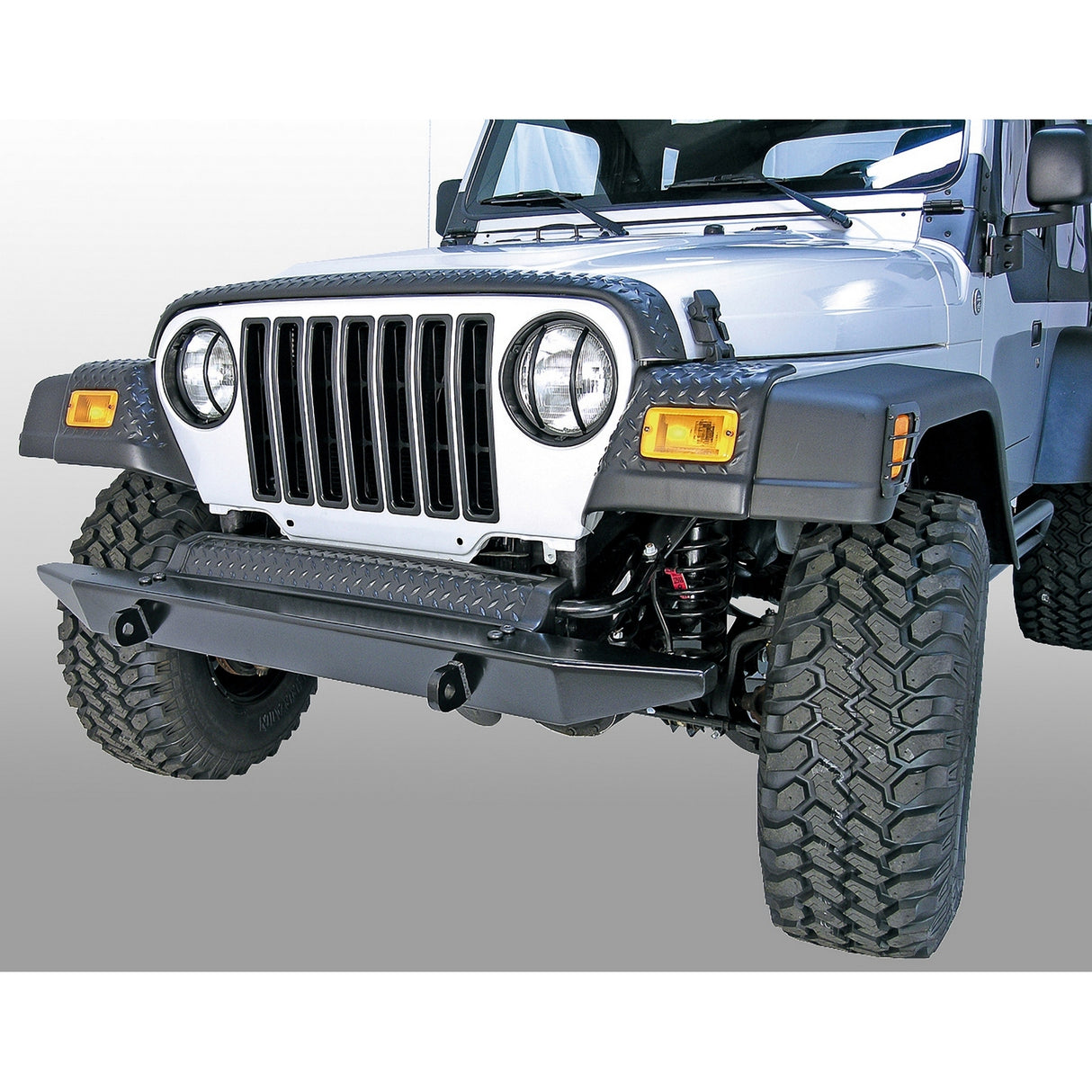 Rugged Ridge - Front Fender Guards, Body Armor; 97-06 Jeep Wrangler TJ - 11650.20