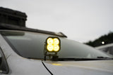 Diode Dynamics DD6563 Allows you to mount two Stage Series 2"?LED Pods above the hood.