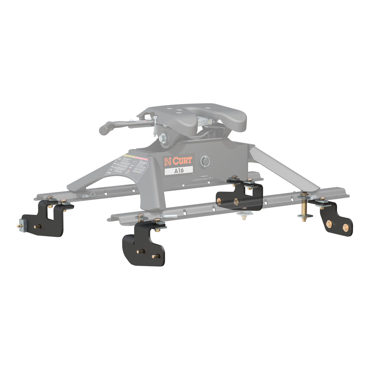 Curt - Custom 5th Wheel Brackets, Select Ram 2500 (Except with 5th Wheel Prep Package) - 16427