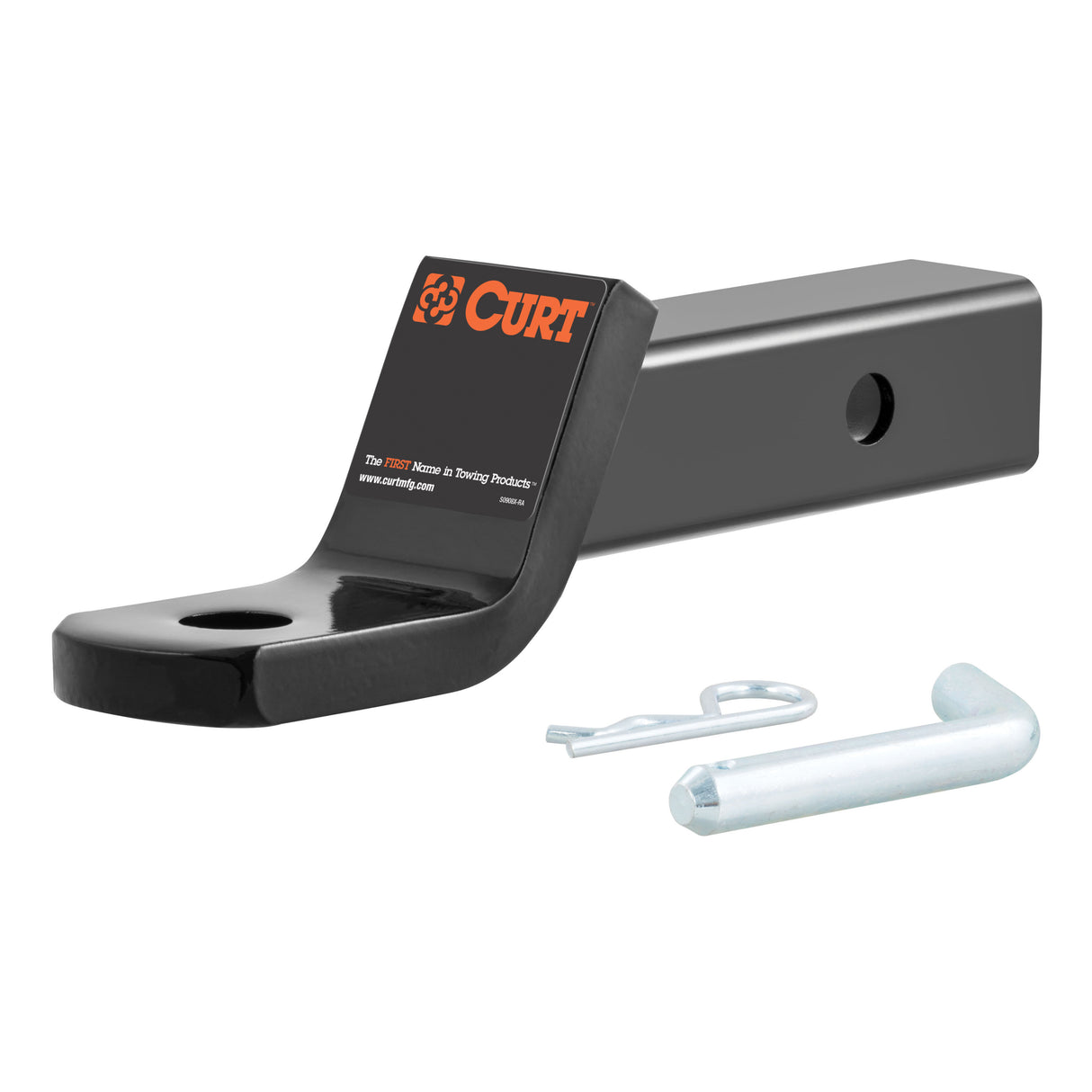 Curt - Class 3 Ball Mount with Pin (2" Shank, 7,500 lbs., 2" Drop, 7-1/2" Long, in Box) - 45032