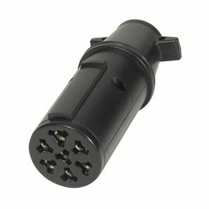 Husky Towing - 15258 7 Pole Round To 6 Pole Round With Center Pin On 6 Pole Round Set For Auxil Power