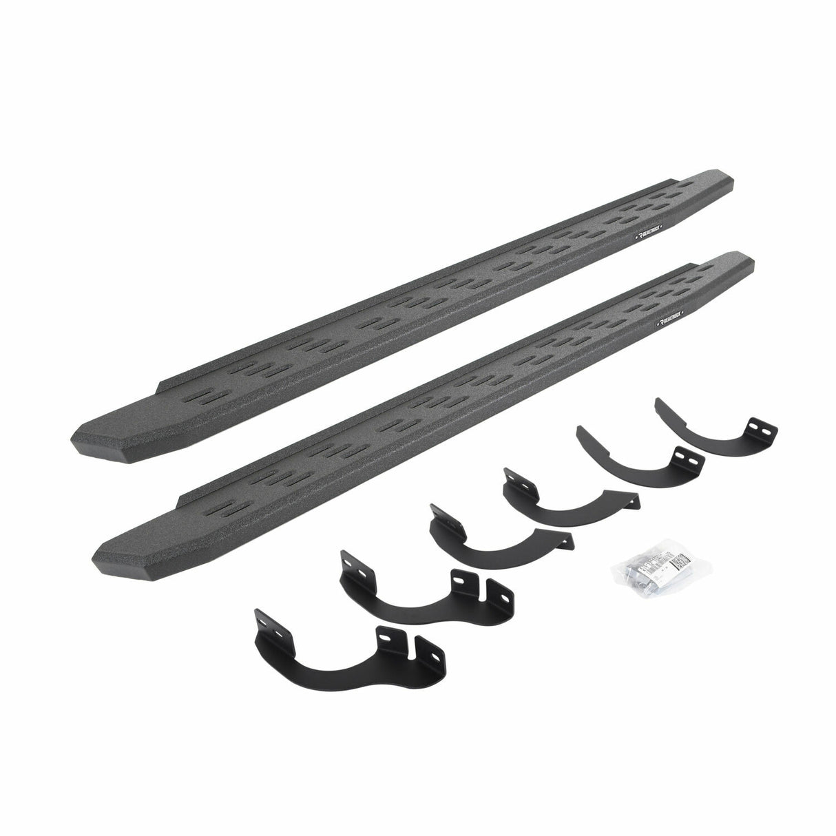 Go Rhino 69642568T - RB30 Running Boards with Mounting Bracket Kit - Protective Bedliner Coating