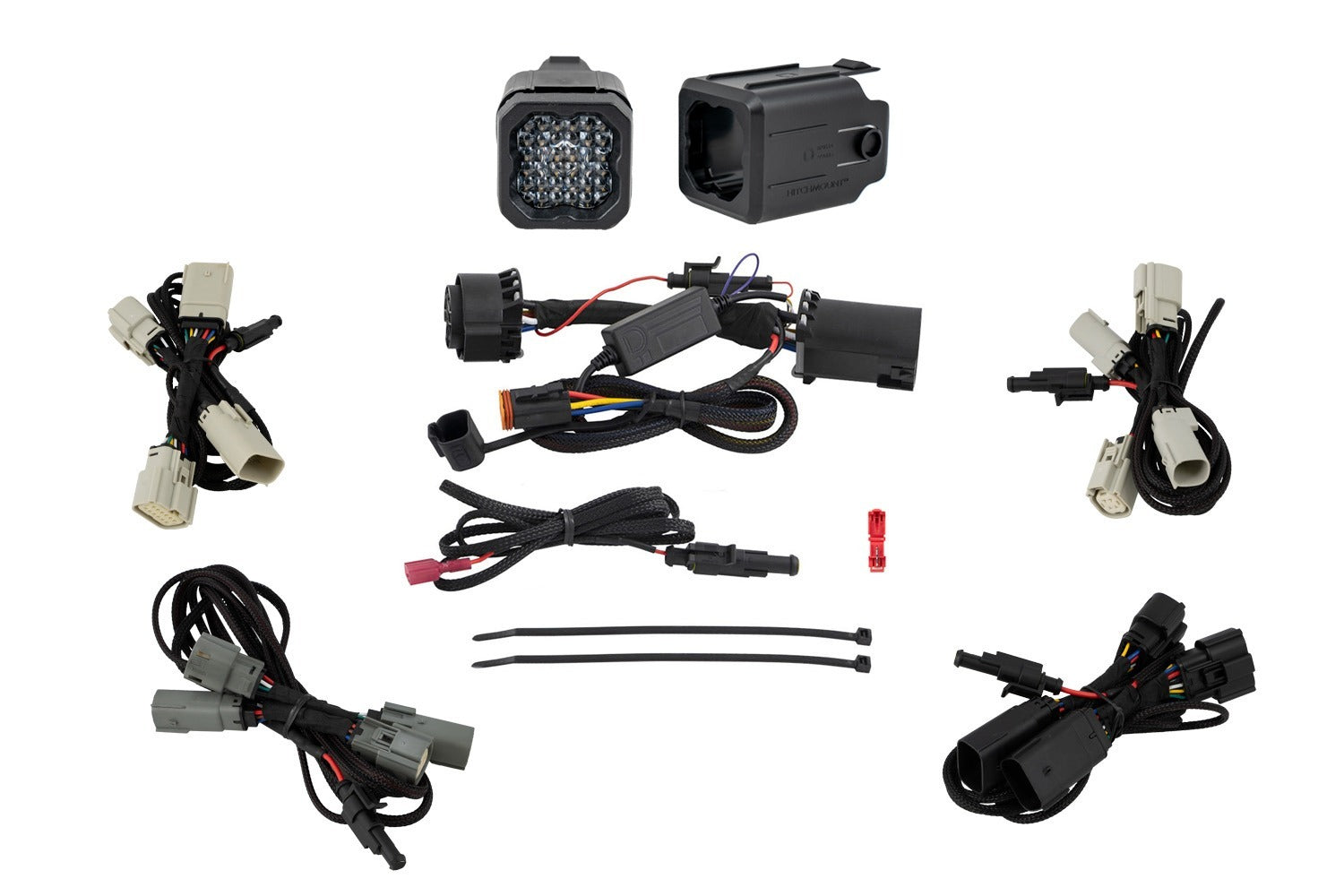 Diode Dynamics - HitchMount LED Pod Reverse Kit for Ford F-150 2021-2023, C1R - DD7649 - DD7649