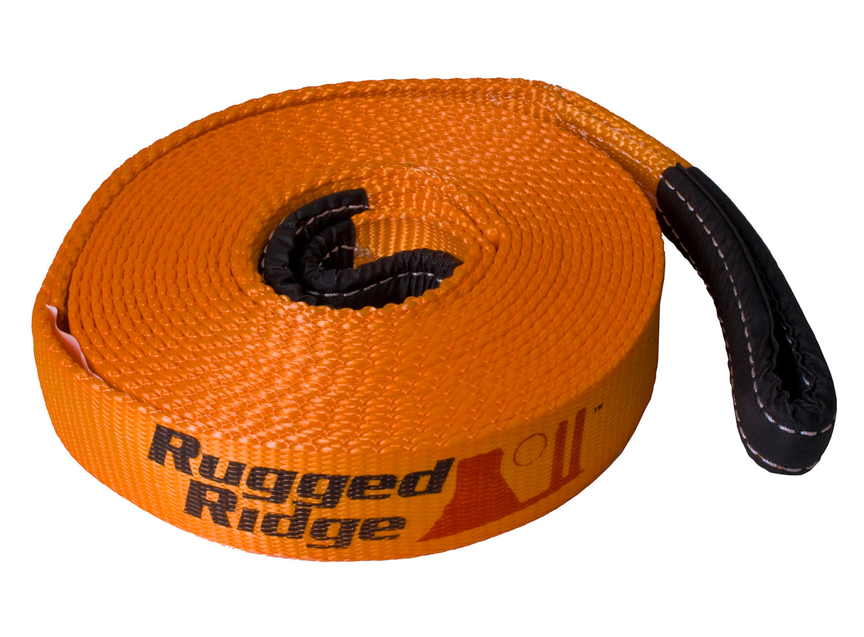Rugged Ridge - ATV/UTV Recovery Strap, 1 Inch x 15 feet - 15104.04