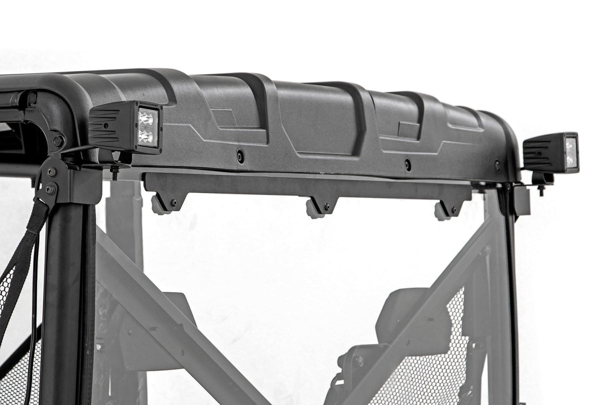 Rough Country - LED Light - Rear Mount - 2" Black Pair - Spot - Polaris Ranger 1000 Ranger XP 1000 - 93082