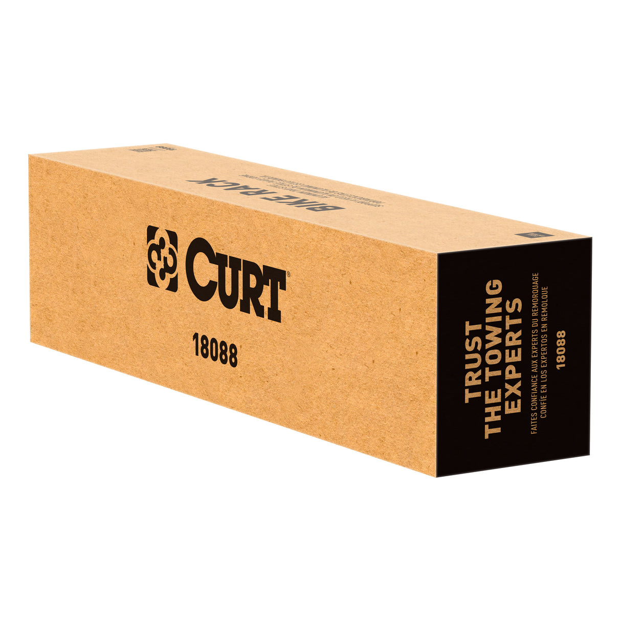 Curt - Aluminum Tray-Style Hitch-Mounted Bike Rack (2 Bikes, 2" Shank) - 18088