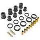 Rugged Ridge 1-805BL Suspension Leaf Spring Shackle Bushing Kit, Black; 55-75 Jeep CJ5