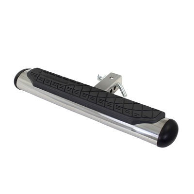 Go Rhino 460PS - 4" Oval Hitch Step - Polished Stainless Steel