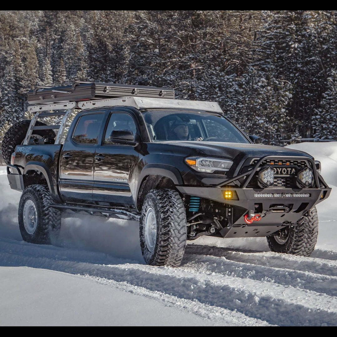 C4 Fabrication - Tacoma Overland Front Bumper / 3rd Gen / 2016-2023 - 1200-3116-30-FH-01NA