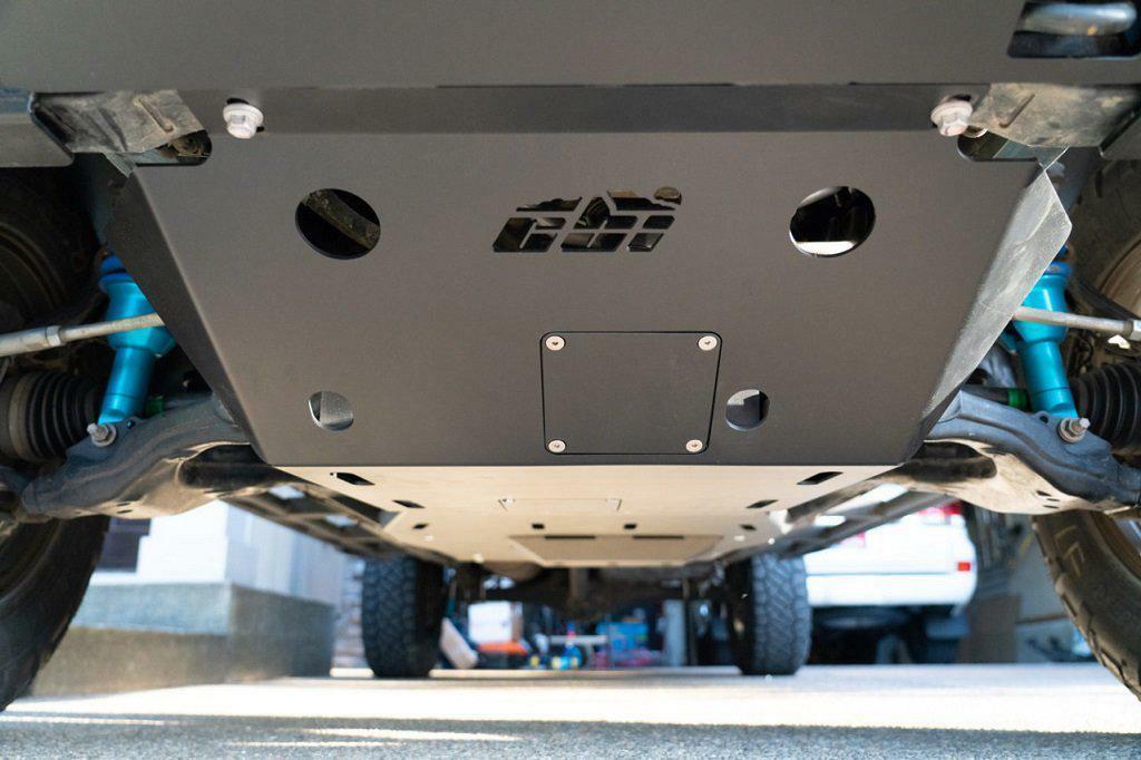 CBI - T2/T3 Toyota Tacoma Front Skid Plate | 2005-current - Aluminum - Powder-coat-black - 300-000-010-088