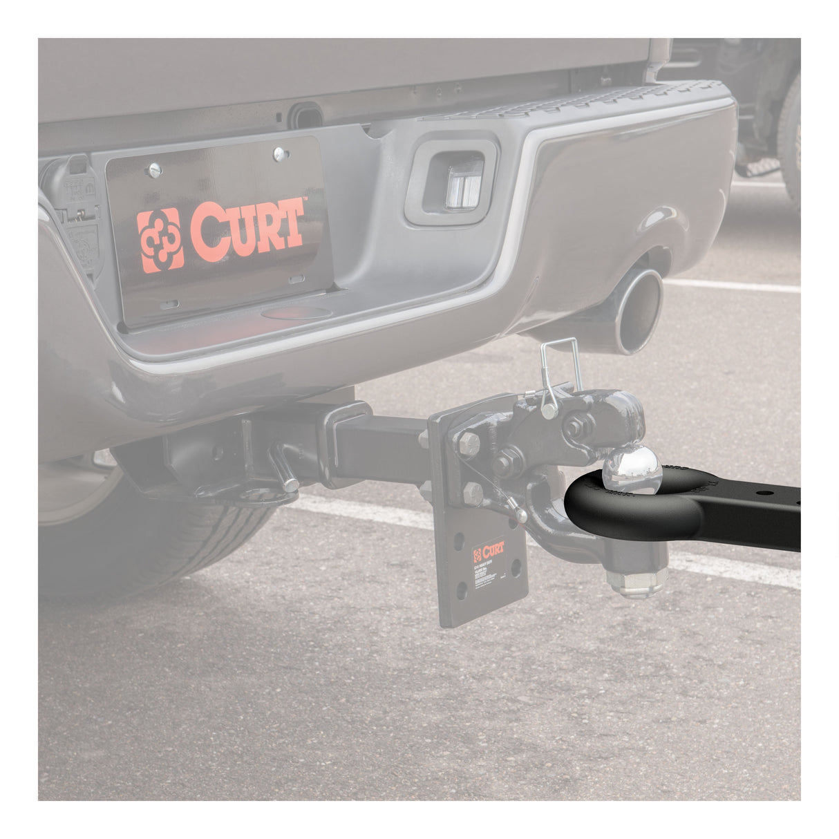 Curt - Lunette Ring Drawbar (22,000 lbs., 3" I.D.) - 48510