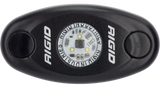 RIGID A-Series LED Light, Low Power, Red, Black Housing, Single