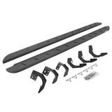 Go Rhino 63430680ST - RB10 Slim Line Running Boards With Mounting Brackets - Protective Bedliner Coating