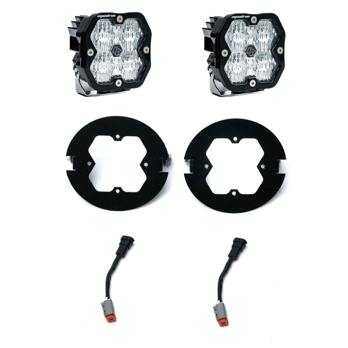Baja Designs - 44-0075 Squadron 2.0 Sport Fog Pocket Light Kit
