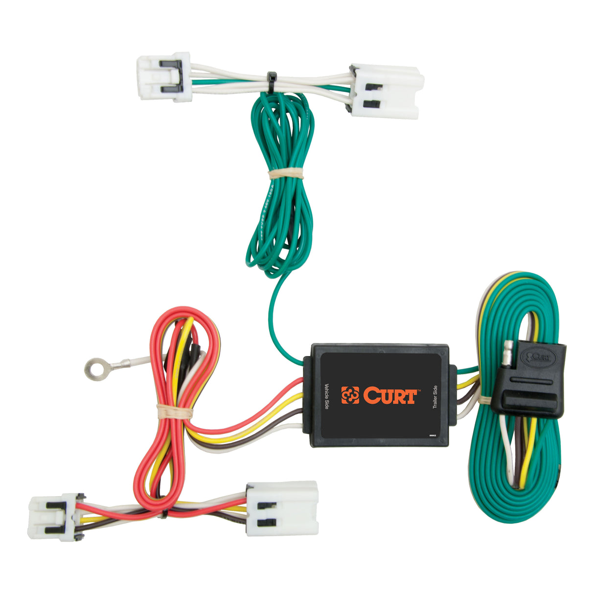 Curt - Custom Wiring Harness, 4-Way Flat Output, Select Nissan Juke - 56124