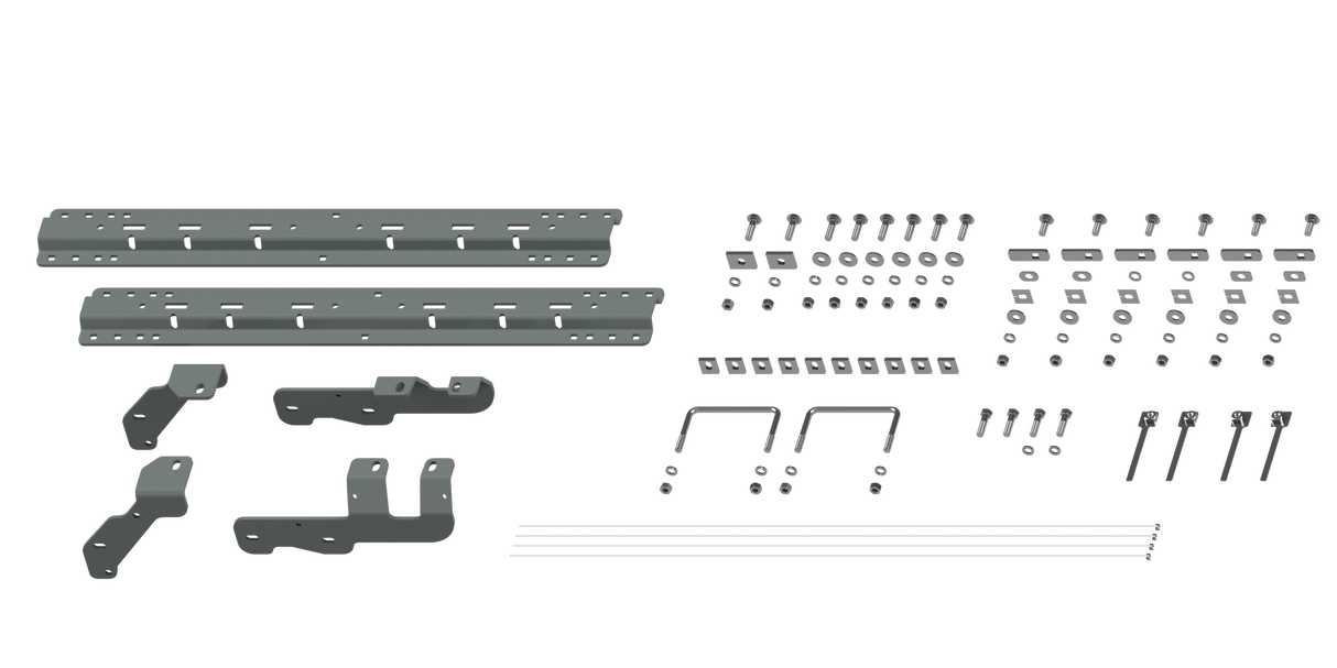 B&W - B&W Trailer Hitches RVK2604 Custom Installation Kit For Universal Mounting Rails For Some RAM Trucks