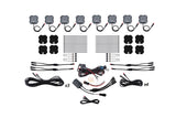 Diode Dynamics - RGBW Rock Light Installer Magnet Mount Kit w/Controller (8-pack) - DD7745C