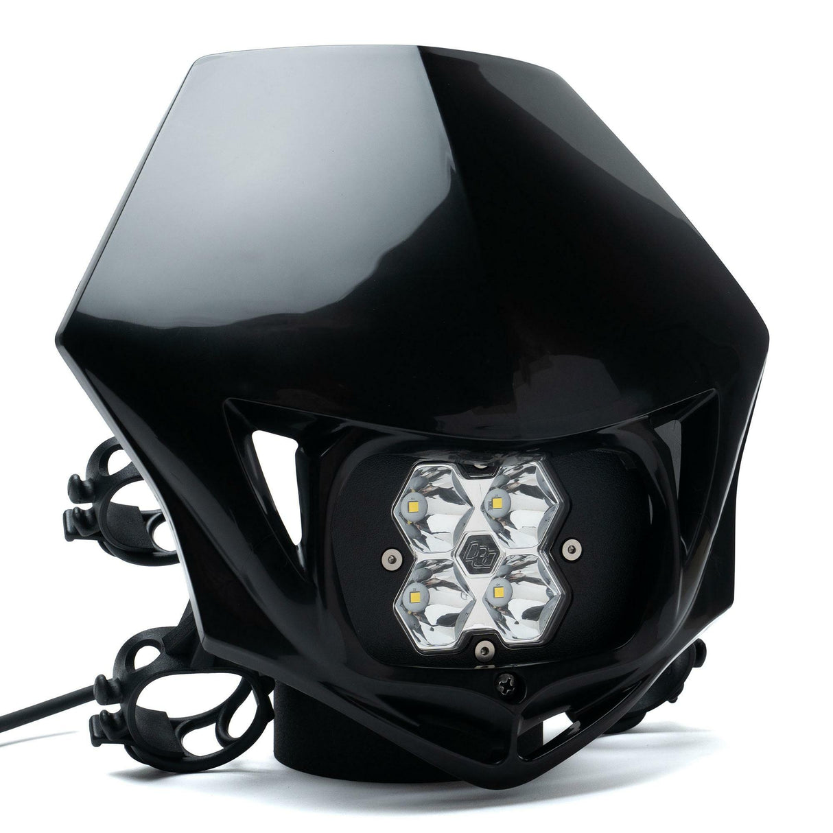 Baja Designs - 84-7000-BK Squadron 2.0 Sport Motorcycle (D/C) LED Headlight Kit w/Shell