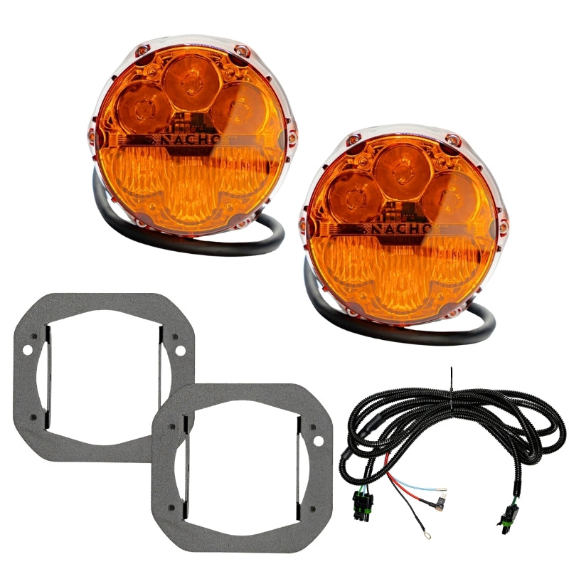 Nacho Offroad Technology - JL/JT SAE 1PC WHT FOG Kit - V3JW1KWSO