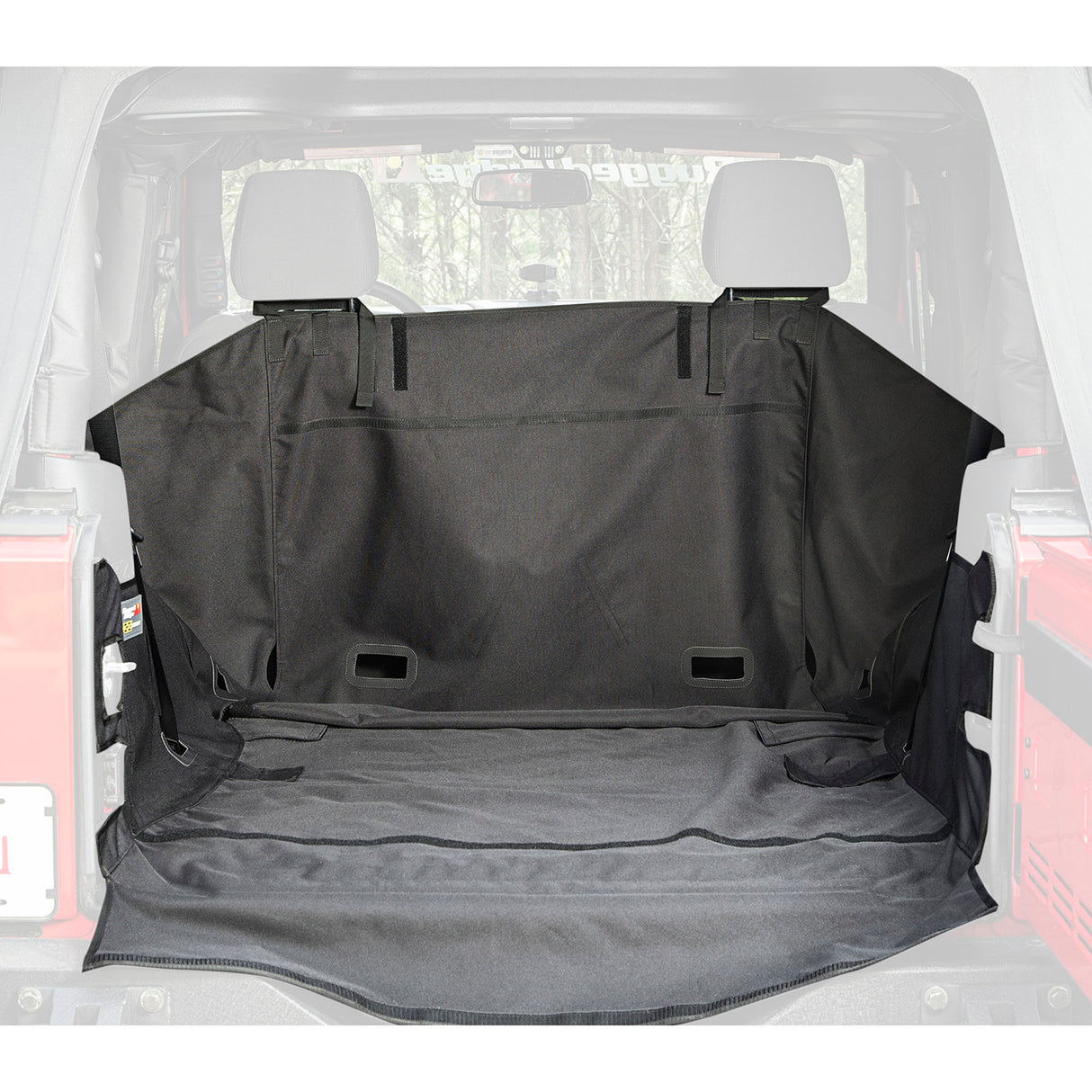 Rugged Ridge - C3 Cargo Cover, 2-Door W/O Subwoofer; 07-16 Jeep Wrangler JK - 13260.03